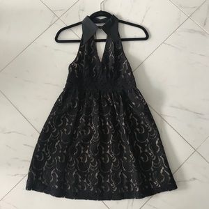 Anna Sui for Target Black Lace Collar Dress